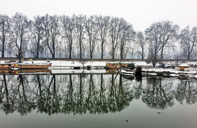 Bright Sunshine as Kashmiris Brace up for Snow/rain from Feb 17