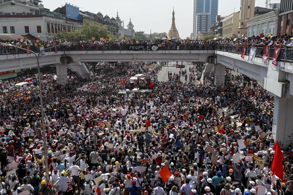 Mass Anti-coup Protests in Myanmar as UN Warns of Crackdown