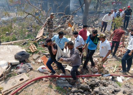 PM Modi Visits Air India Crash Site in Ahmedabad
