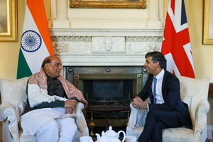 Rajnath Calls on Sunak During UK Visit, Discuss Enhancing Defence Ties