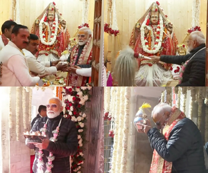 PM Modi offers prayers at Maa Daat Kali temple ahead of Delhi-Dehradun expressway inauguration