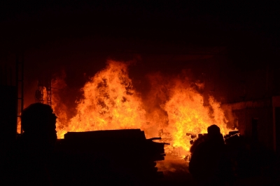 Huge Fire Breaks Out in Multi-storied Hyderabad Building