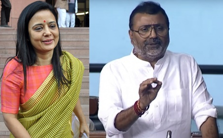 Mahua Moitra Sends Legal Notice to BJP'S Nishikant Dubey, Advocate Dehadrai over 'false Allegations'