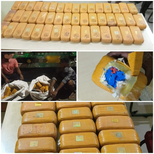 2 Held for Smuggling 47 KG Meth Tablets Worth RS 47 Crore