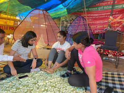 DCW Chief at Jantar Mantar Again to Meet Wrestlers