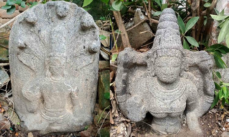 Ancient Chola-era Sculptures Unearthed near Villupuram Village in TN