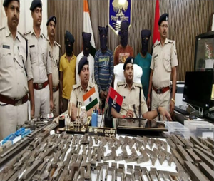 Rocket Launchers, Explosives among Maoist Arms Cache Seized in Chhattisgarh Village