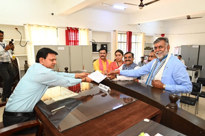 MP BJP Chief V.D. Sharma Files Nomination from Khajuraho LS Seat