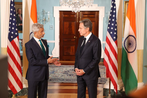 After Meeting, Blinken Thanks Jaishankar for Hosting Biden in Delhi