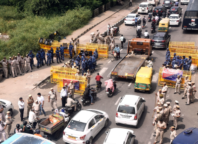 Farmers' Mahapanchayat in Delhi: Heavy Security Deployed, Traffic Advisory Issued