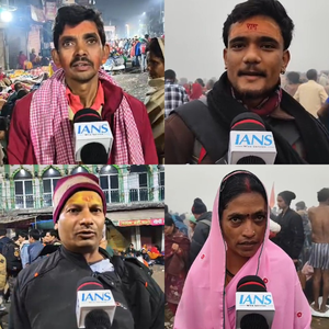Prayagraj Magh Mela: Devotees Throng Sangam Ghats in Large Numbers for Holy Dip