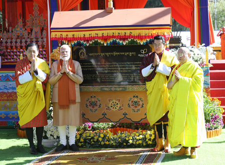 PM Modi Inaugurates Kalachakra 'Wheel of Time' in Presence of Bhutan King 