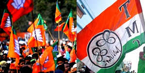 Trinamool, BJP Workers Clash outside Kolkata Counting Centre; Mamata Keeps Vigil at Another Strong Room