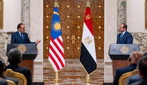 Egypt, Malaysia Call for Peace, Security in Middle East