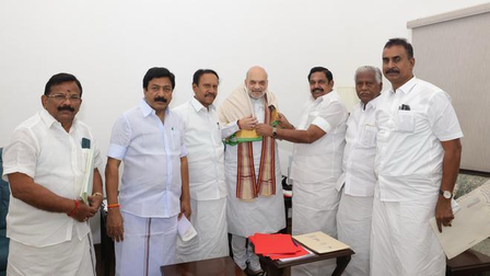 EPS Meets Amit Shah in Delhi, Speculations Rife on Possible Renewal of AIADMK-BJP Alliance