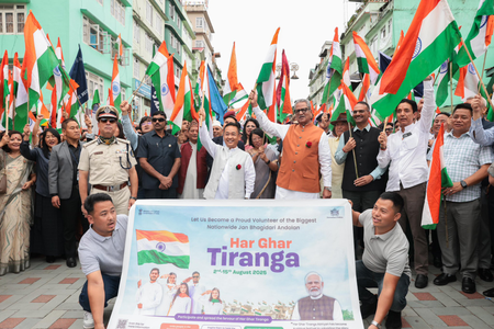 Har Ghar Tiranga Cycle Yatra held in Delhi to promote fitness, environmental awareness
