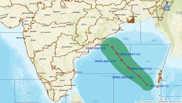 Low Pressure Area over South Andaman Sea formed: IMD