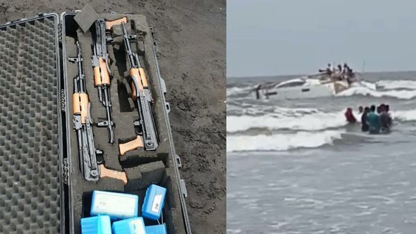 Boat with AK-47, explosives found at Harihareshwar beach in Raigad 