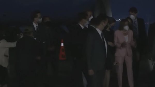 US House Speaker Pelosi arrives in Taiwan