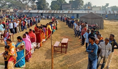 Tripura Polls: Nearly 14% Turnout Recorded in First Two HRS of Voting (LD)
