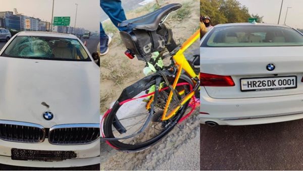Speeding BMW mows down man riding cycle on Delhi-Gurugram road